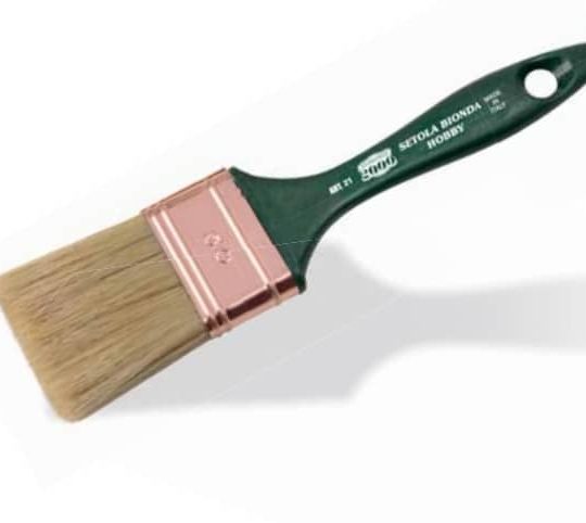 Pennello Verde per Cere e Dry Brush 4 cm